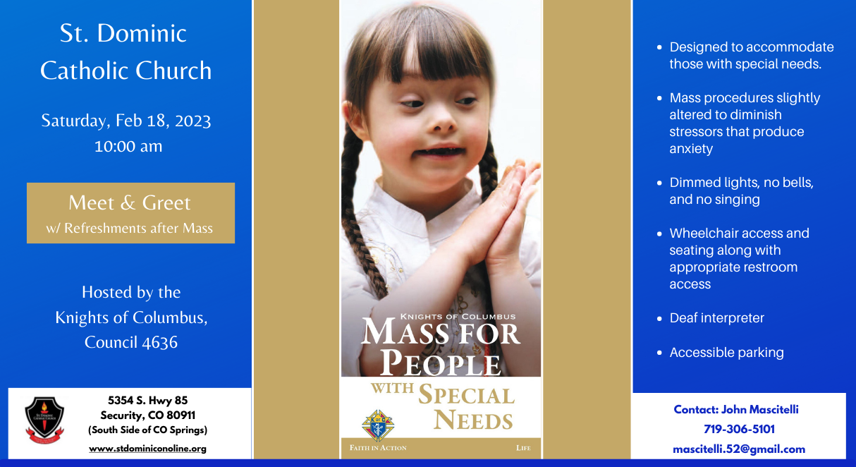 Mass for People with Special Needs